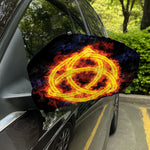 Fire Celtic Knot Print Car Side Mirror Covers