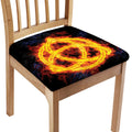 Fire Celtic Knot Print Chair Cushion Cover