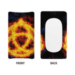 Fire Celtic Knot Print Changing Pad Cover