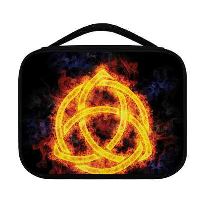 Fire Celtic Knot Print Classic Bible Case