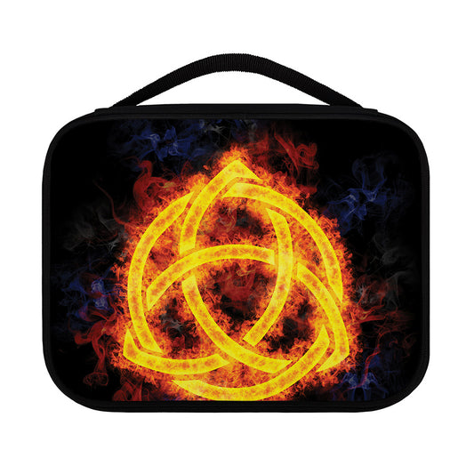 Fire Celtic Knot Print Classic Bible Case