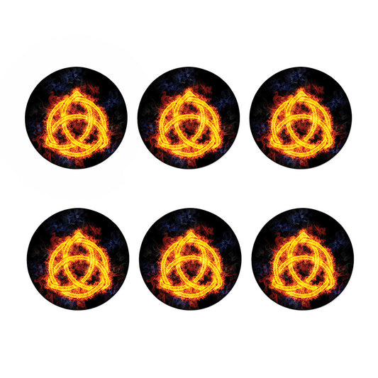 Fire Celtic Knot Print Coaster Set