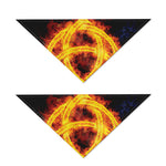 Fire Celtic Knot Print Dog Bandana
