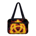 Fire Celtic Knot Print Double Strap Bible Bag