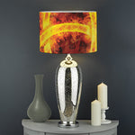 Fire Celtic Knot Print Drum Lamp Shade