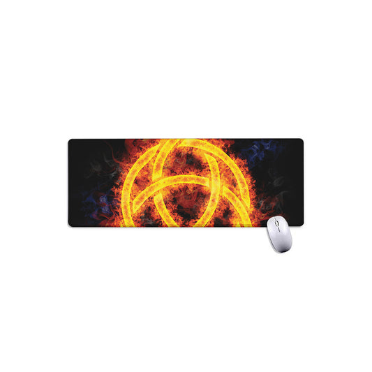 Fire Celtic Knot Print Extended Mouse Pad
