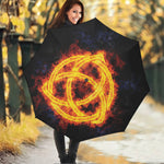 Fire Celtic Knot Print Foldable Umbrella