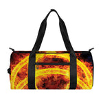 Fire Celtic Knot Print Gym Bag