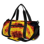 Fire Celtic Knot Print Gym Bag