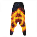 Fire Celtic Knot Print Hammer Pants