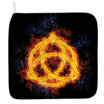 Fire Celtic Knot Print Hand Towel