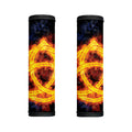 Fire Celtic Knot Print Handle Covers