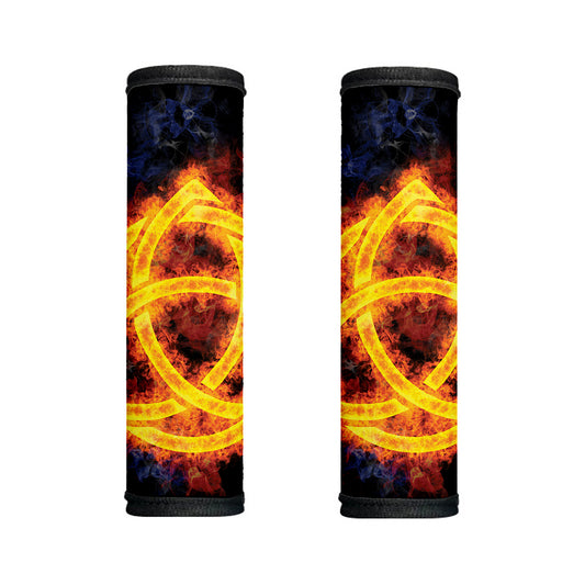 Fire Celtic Knot Print Handle Covers