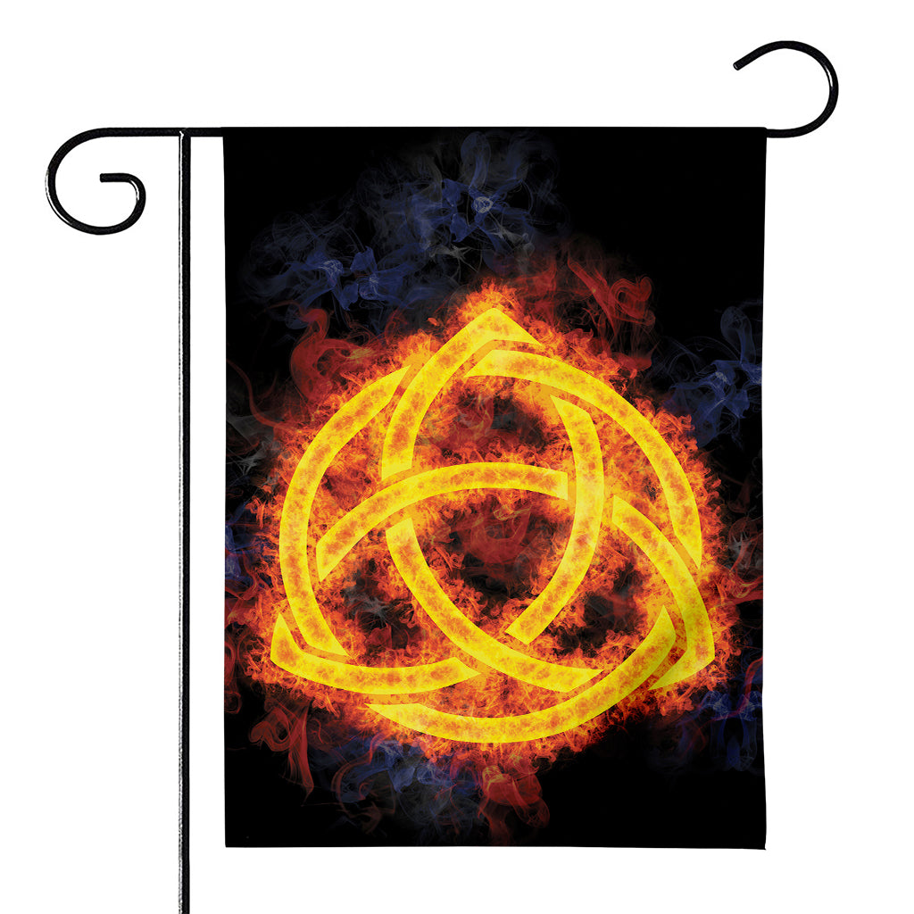 Fire Celtic Knot Print House Flag