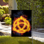 Fire Celtic Knot Print House Flag
