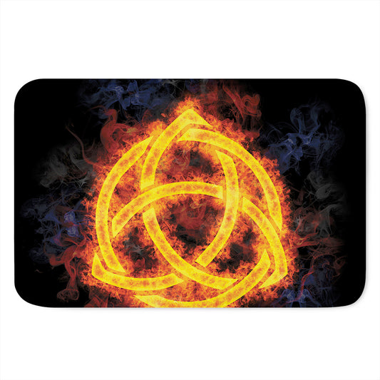Fire Celtic Knot Print Indoor Door Mat