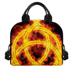 Fire Celtic Knot Print Insulated Lunch Bag
