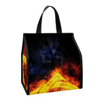 Fire Celtic Knot Print Insulated Lunch Tote