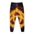 Fire Celtic Knot Print Jogger Pants