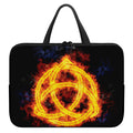 Fire Celtic Knot Print Laptop Sleeve With Handle