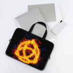 Fire Celtic Knot Print Laptop Sleeve With Handle