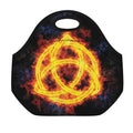 Fire Celtic Knot Print Neoprene Lunch Bag