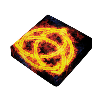 Fire Celtic Knot Print Outdoor Seat Cushion Cover