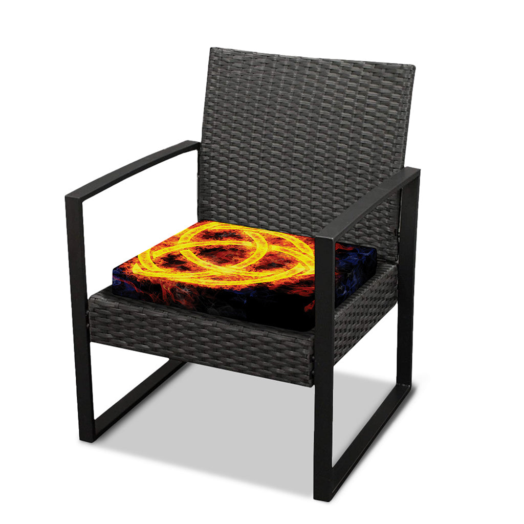 Fire Celtic Knot Print Outdoor Seat Cushion Cover