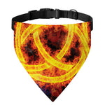 Fire Celtic Knot Print Over The Collar Dog Bandana