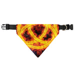 Fire Celtic Knot Print Over The Collar Dog Bandana