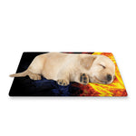 Fire Celtic Knot Print Pet Cooling Mat Cover