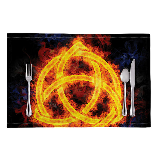 Fire Celtic Knot Print Placemat