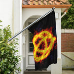 Fire Celtic Knot Print Polyester Flag
