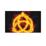 Fire Celtic Knot Print Polyester Flag