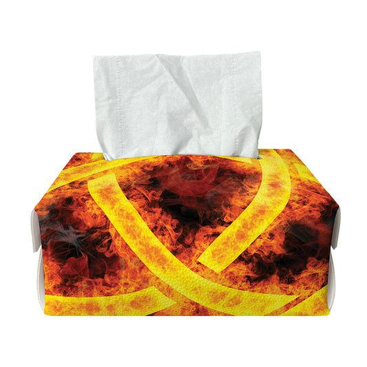 Fire Celtic Knot Print Rectangle Tissue Box Cover