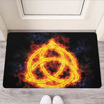 Fire Celtic Knot Print Rubber Doormat