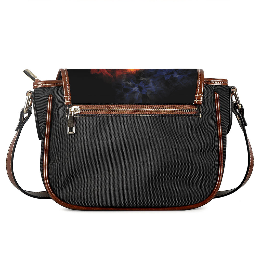 Fire Celtic Knot Print Saddle Bag