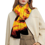 Fire Celtic Knot Print Scarf