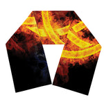 Fire Celtic Knot Print Scarf