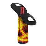 Fire Celtic Knot Print Single Neoprene Wine Tote