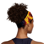 Fire Celtic Knot Print Sports Headband