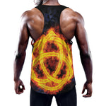 Fire Celtic Knot Print Training Tank Top