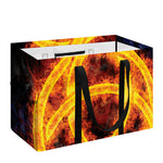 Fire Celtic Knot Print Utility Tote Bag