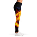Fire Celtic Knot Print Women's Leggings