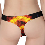 Fire Celtic Knot Print Women's Thong