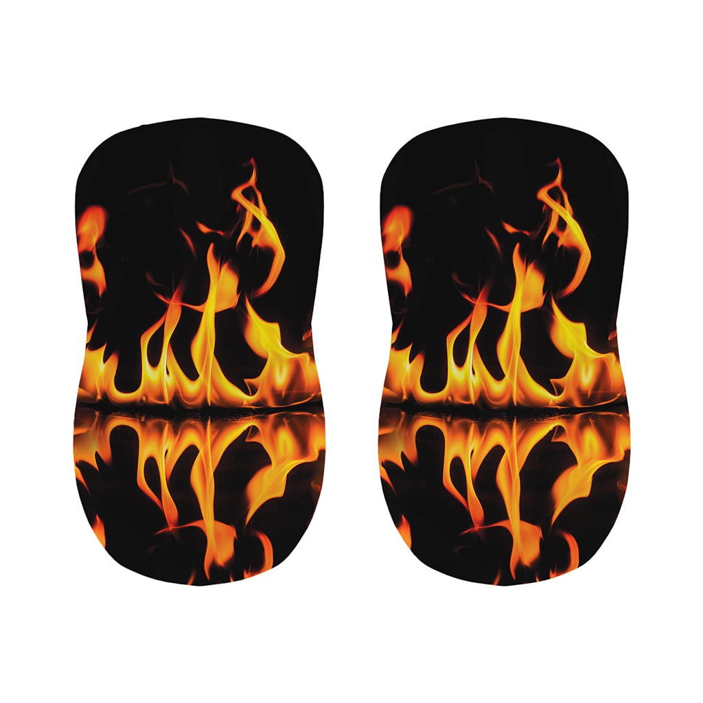 Fire Flame Burning Print Bar Stool Covers
