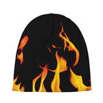 Fire Flame Burning Print Beanie