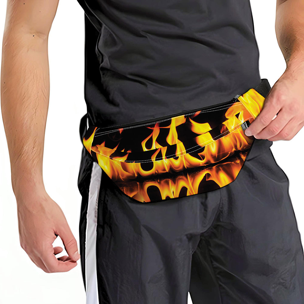 Fire Flame Burning Print Fanny Pack
