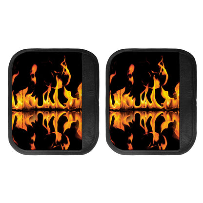 Fire Flame Burning Print Handle Covers