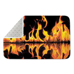 Fire Flame Burning Print Indoor Door Mat